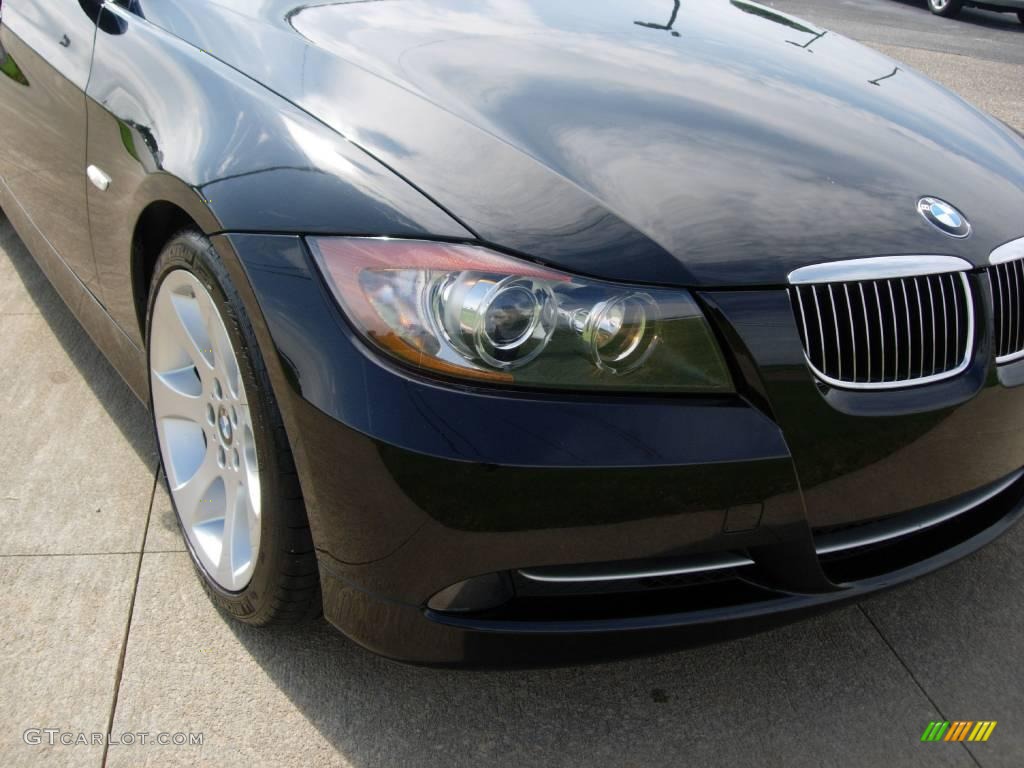 2007 3 Series 335i Sedan - Jet Black / Black photo #7