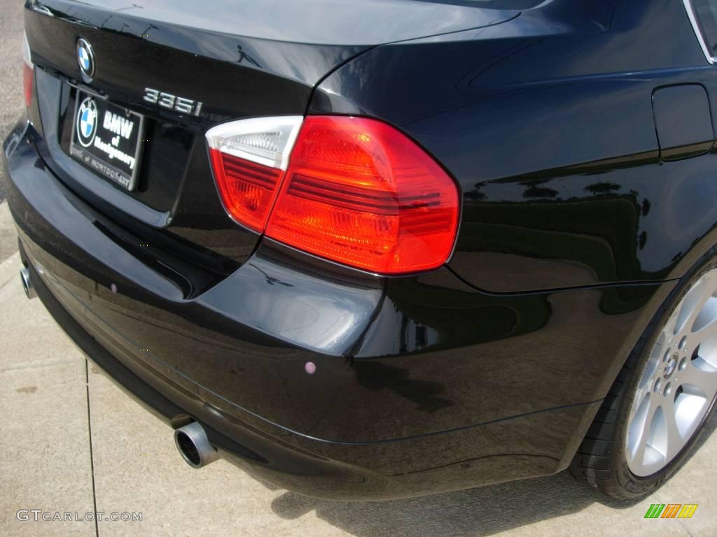 2007 3 Series 335i Sedan - Jet Black / Black photo #10