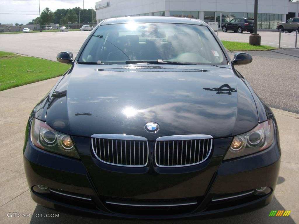 2007 3 Series 335i Sedan - Jet Black / Black photo #11