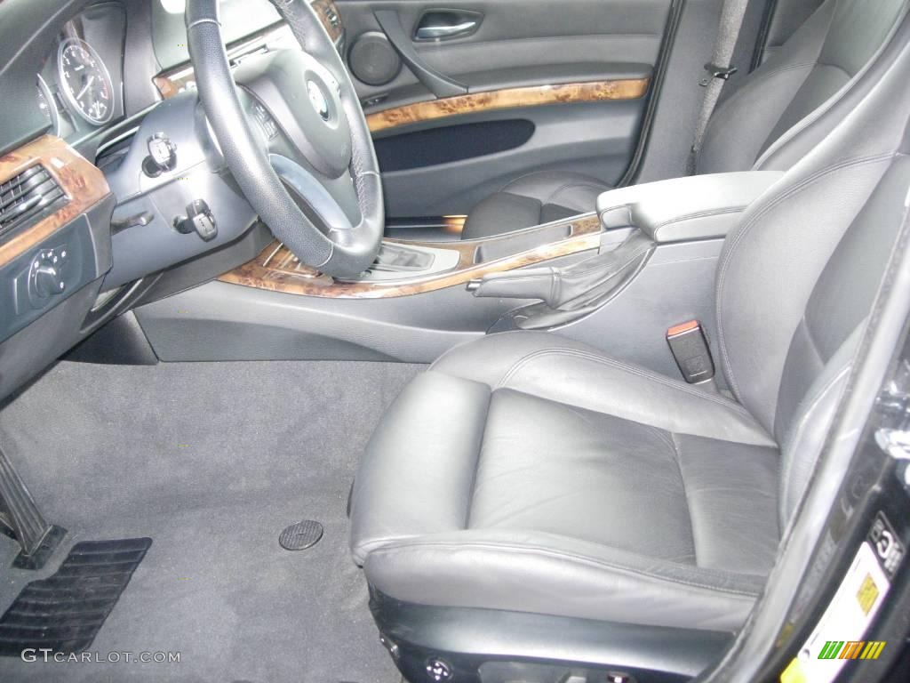 2007 3 Series 335i Sedan - Jet Black / Black photo #16