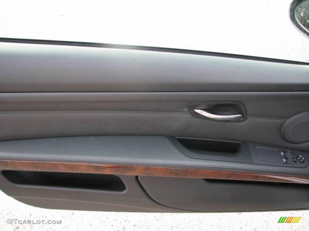 2007 3 Series 335i Coupe - Titanium Silver Metallic / Black photo #9