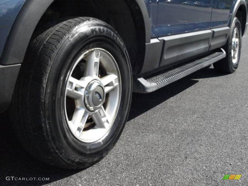 2003 Explorer XLT 4x4 - Medium Wedgewood Blue Metallic / Graphite Grey photo #9