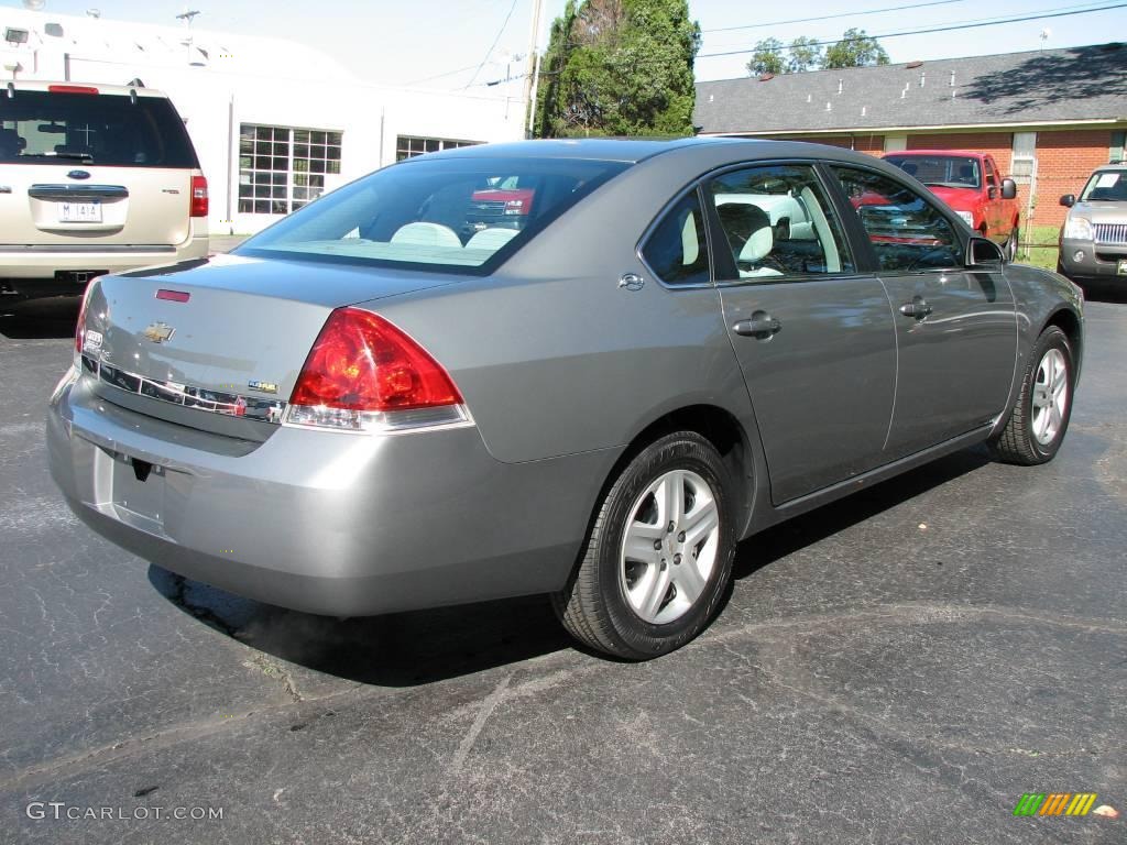 2008 Impala LS - Dark Silver Metallic / Gray photo #6