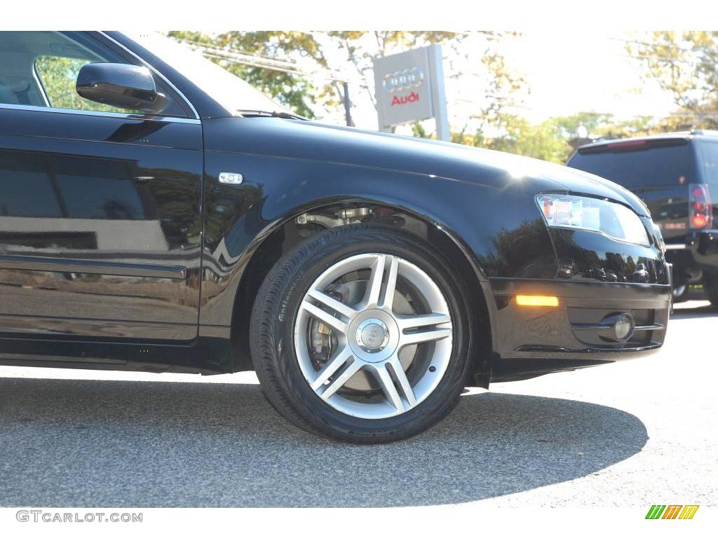 2007 A4 2.0T quattro Sedan - Brilliant Black / Ebony photo #9