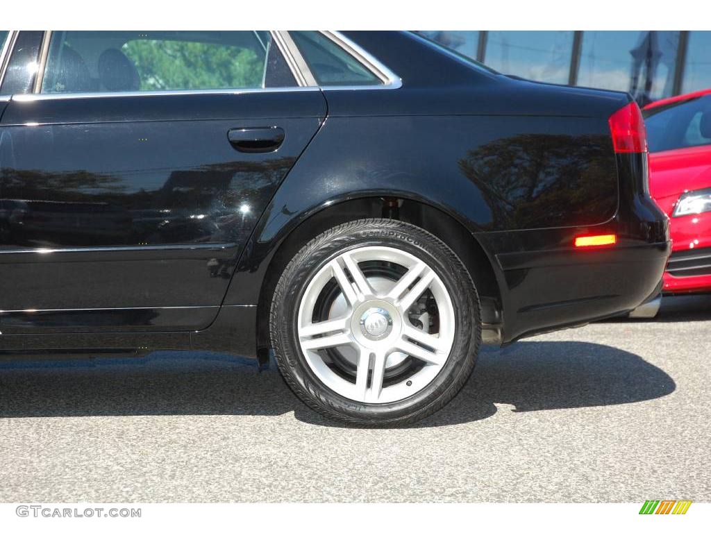 2007 A4 2.0T quattro Sedan - Brilliant Black / Ebony photo #12
