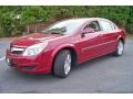 Berry Red 2007 Saturn Aura XE Exterior