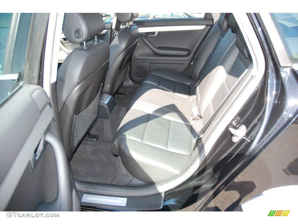 2007 A4 2.0T quattro Sedan - Brilliant Black / Ebony photo #16