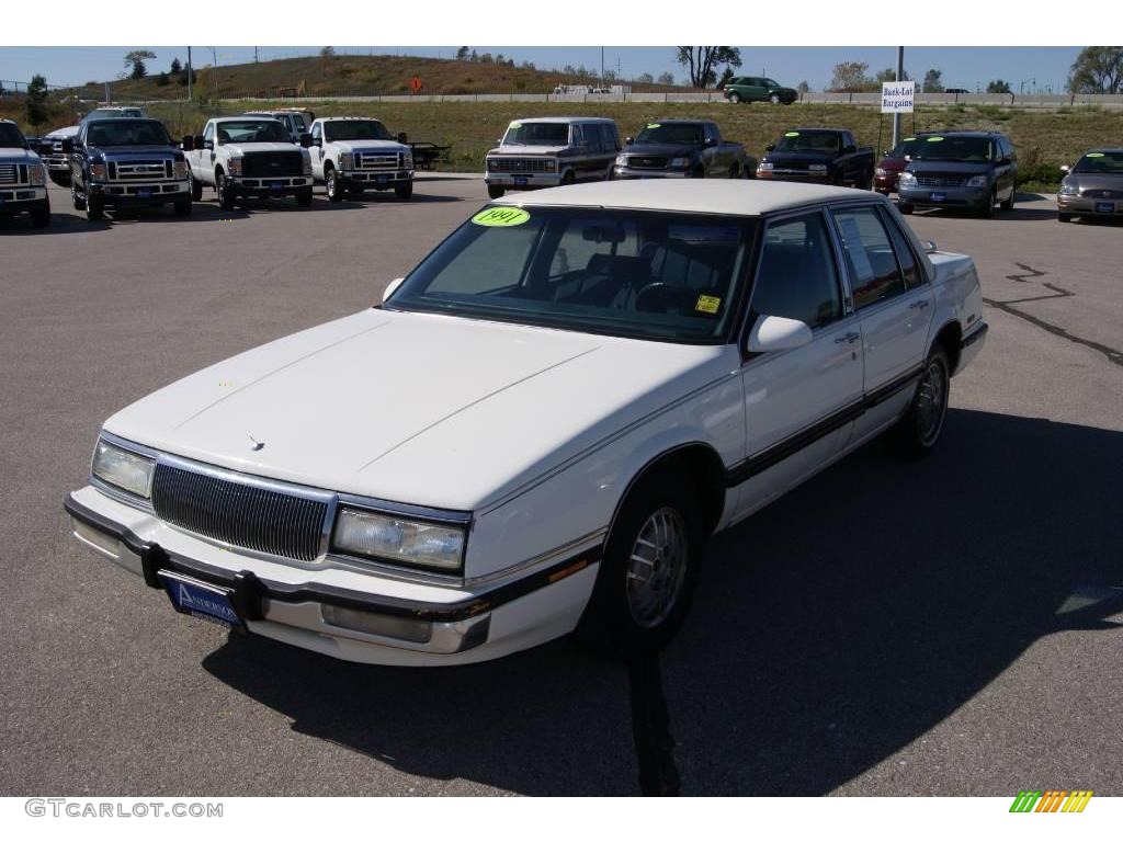 1991 LeSabre Limited Sedan - White / Blue photo #1