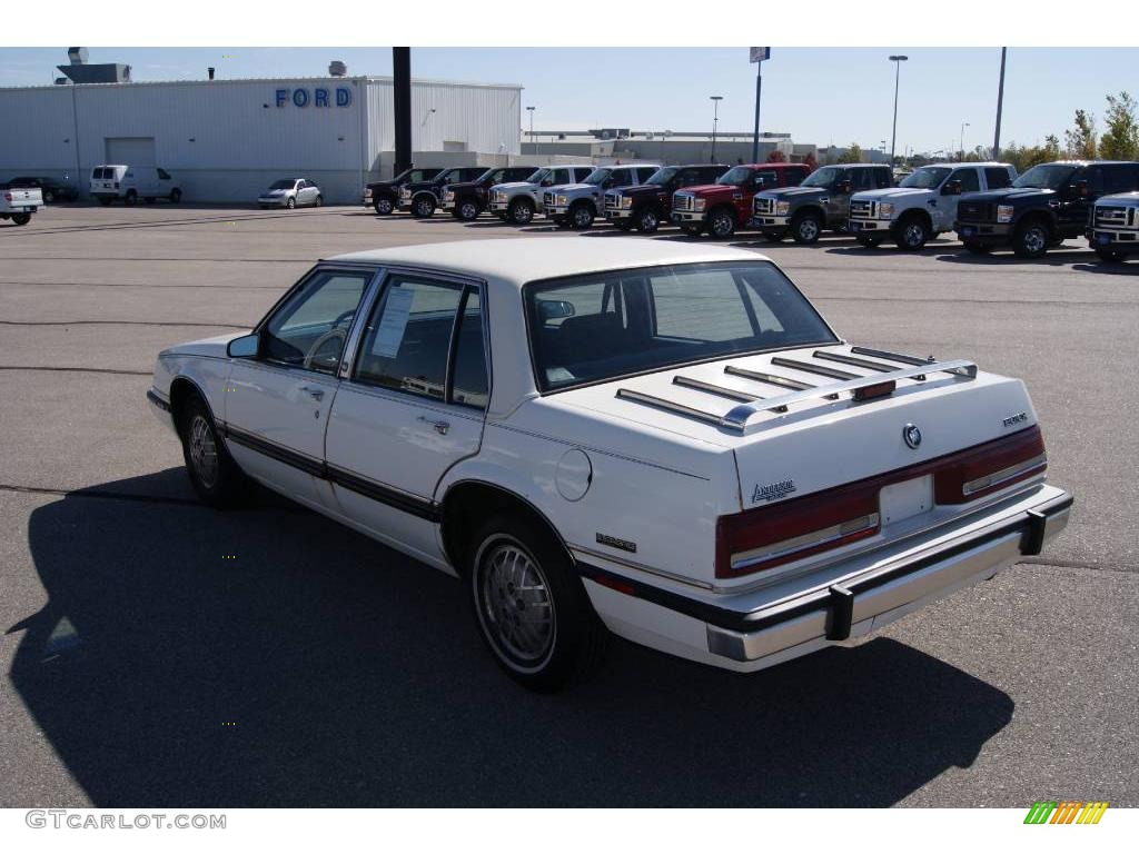 1991 LeSabre Limited Sedan - White / Blue photo #7