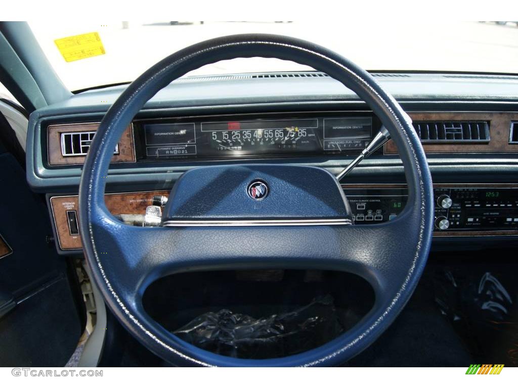 1991 LeSabre Limited Sedan - White / Blue photo #43
