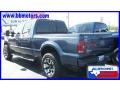 2007 Medium Wedgewood Blue Metallic Ford F250 Super Duty Harley Davidson Crew Cab 4x4  photo #5