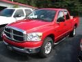 2007 Flame Red Dodge Ram 1500 SLT Quad Cab  photo #1