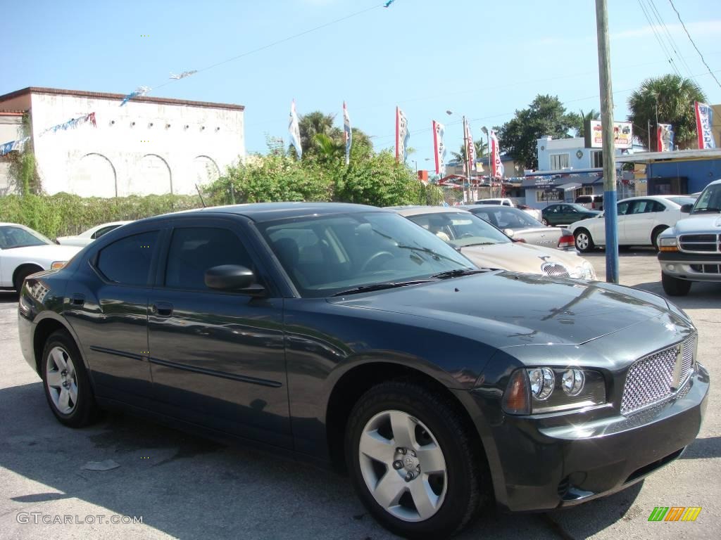 2008 Steel Blue Metallic Dodge Charger Police Package