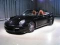 2008 Basalt Black Metallic Porsche 911 Turbo Cabriolet  photo #1