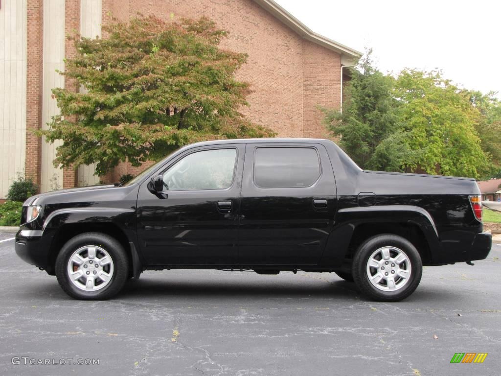 2006 Ridgeline RTL - Nighthawk Black Pearl / Olive photo #14