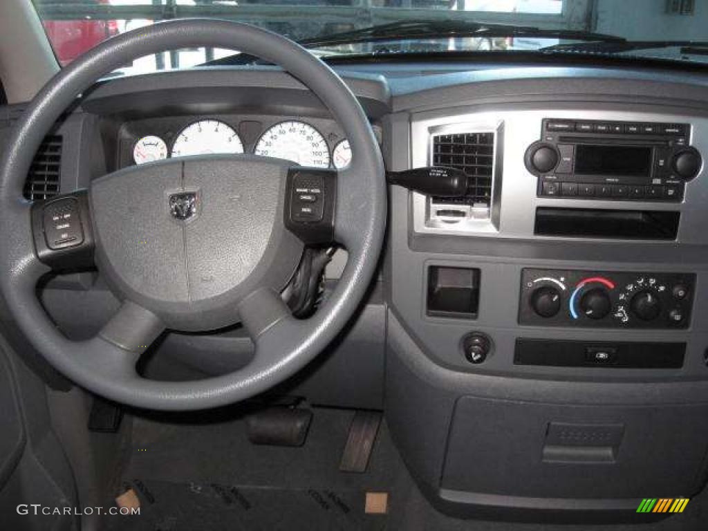 2008 Ram 1500 Big Horn Edition Quad Cab - Bright Silver Metallic / Medium Slate Gray photo #6