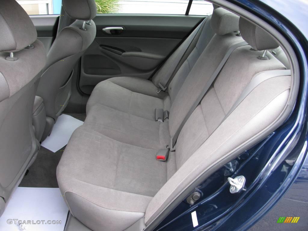 2007 Civic LX Sedan - Royal Blue Pearl / Gray photo #12