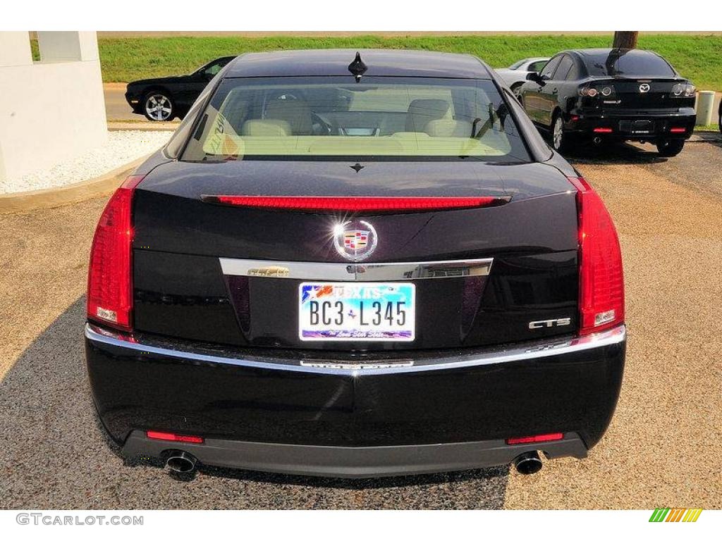 2009 CTS Sedan - Black Cherry / Cashmere/Cocoa photo #4