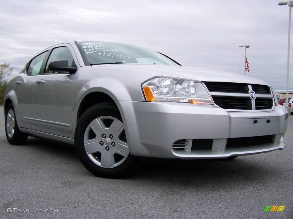 2009 Avenger SE - Bright Silver Metallic / Dark Slate Gray photo #1