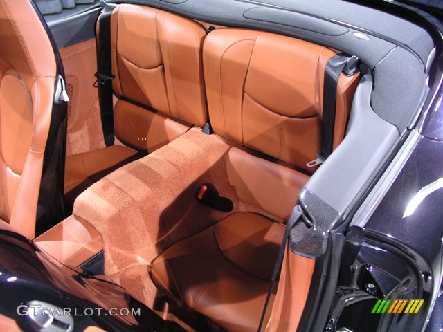 Black/Terracotta Interior 2008 Porsche 911 Turbo Cabriolet Photo #194601