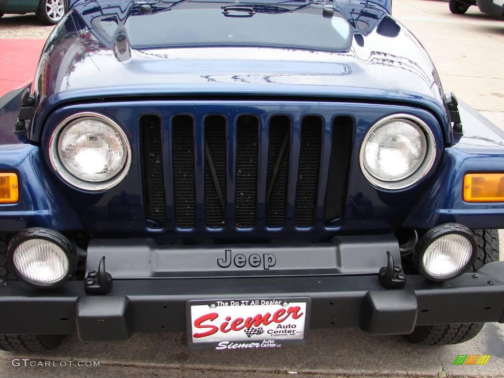 2004 Wrangler Sport 4x4 - Patriot Blue Pearl / Dark Slate Gray photo #16
