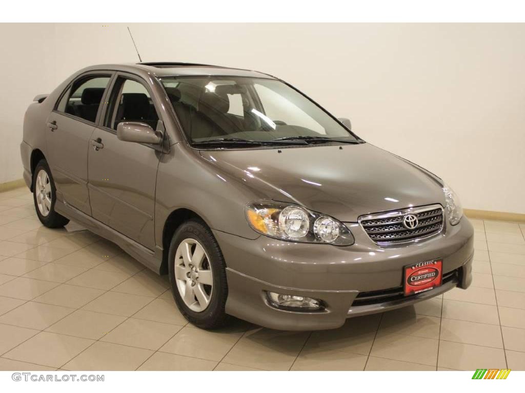 2007 Corolla S - Phantom Gray Pearl / Dark Charcoal photo #1