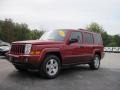 2006 Inferno Red Pearl Jeep Commander 4x4  photo #1