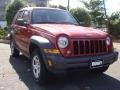 2007 Inferno Red Crystal Pearl Jeep Liberty Sport 4x4  photo #1
