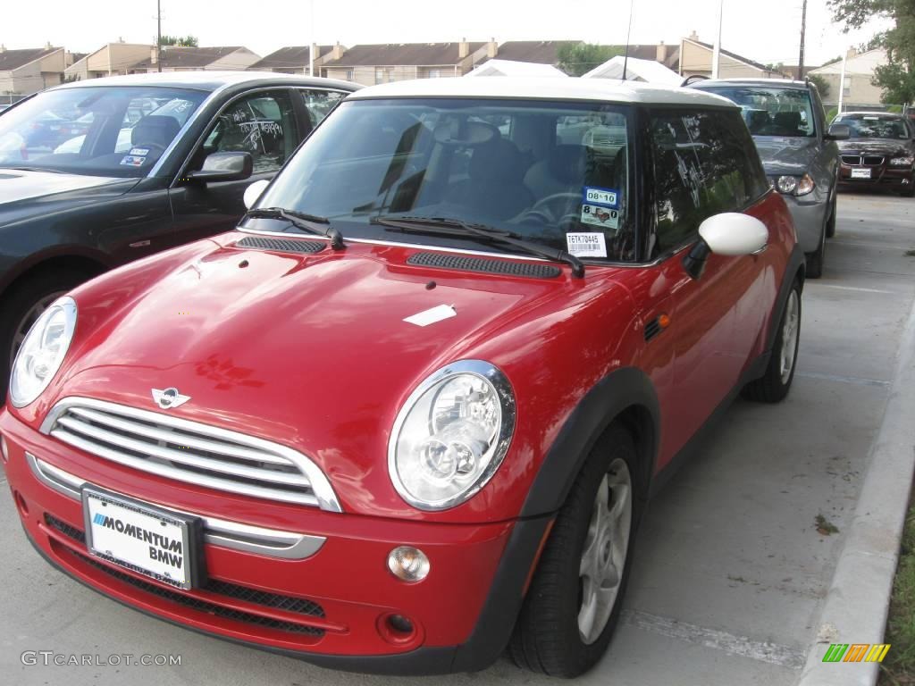 2006 Cooper Hardtop - Chili Red / Black/Panther Black photo #1