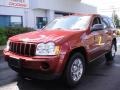 2007 Red Rock Crystal Pearl Jeep Grand Cherokee Laredo 4x4  photo #3