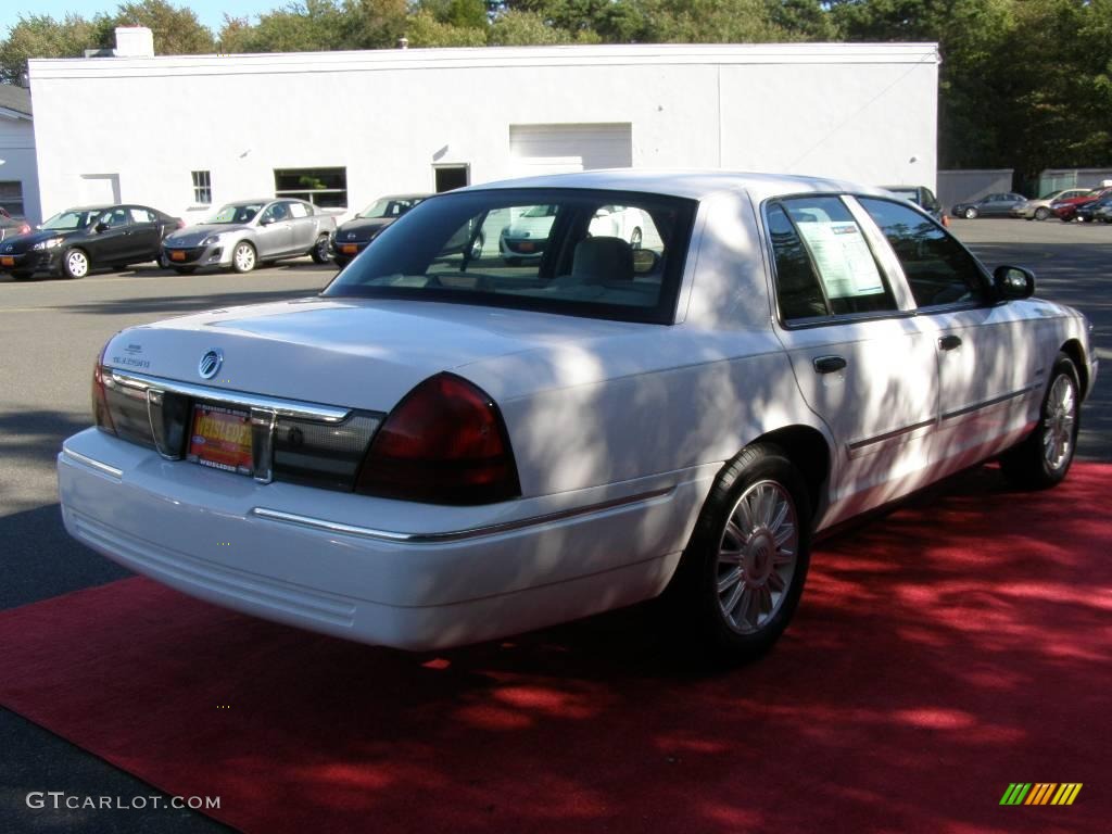 2009 Grand Marquis LS - Vibrant White / Medium Light Stone photo #7