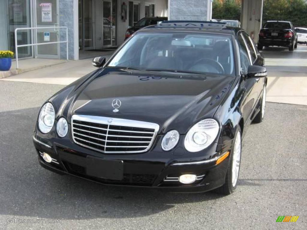 2007 E 350 4Matic Sedan - Black / Black photo #1