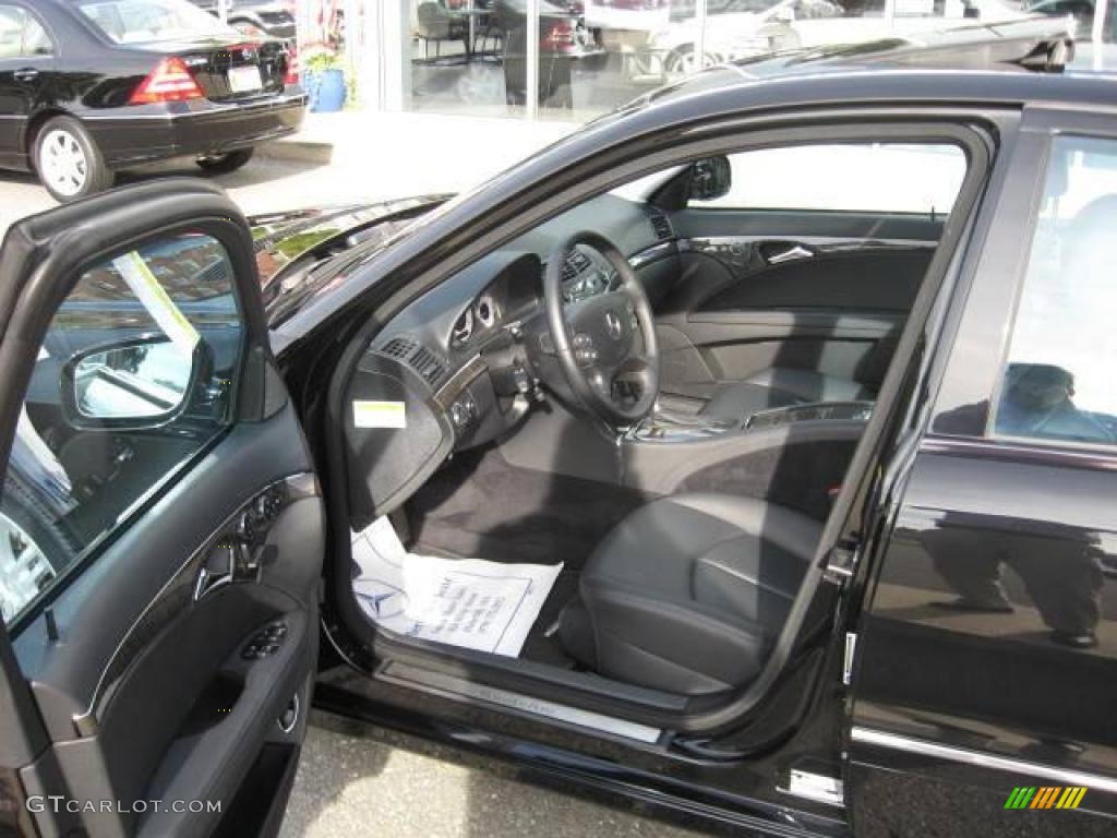 2007 E 350 4Matic Sedan - Black / Black photo #5