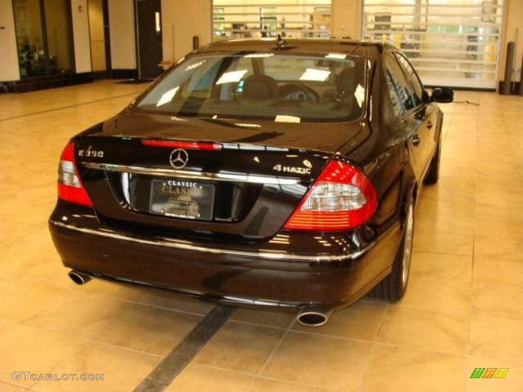 2008 E 350 4Matic Sedan - Black / Black photo #5