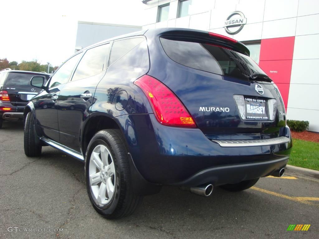 2006 Murano SL AWD - Midnight Blue Pearl / Cafe Latte photo #7