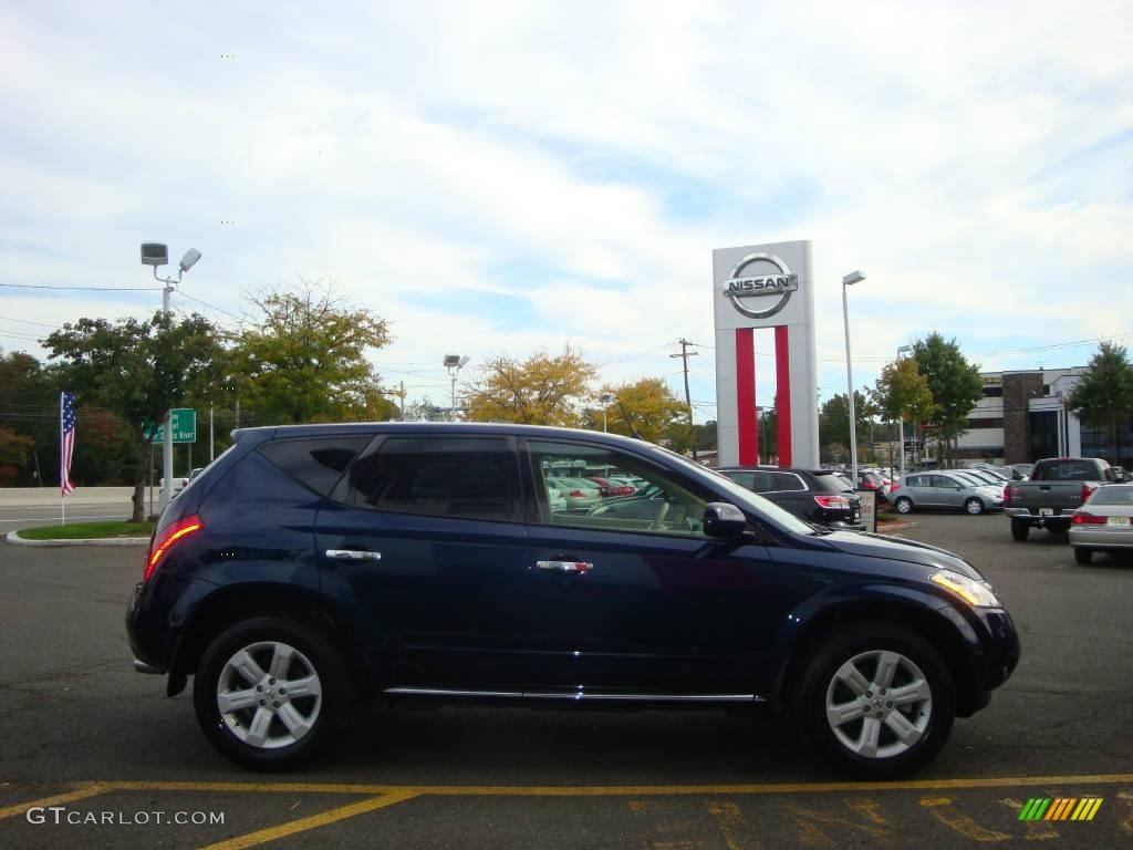 2006 Murano SL AWD - Midnight Blue Pearl / Cafe Latte photo #11