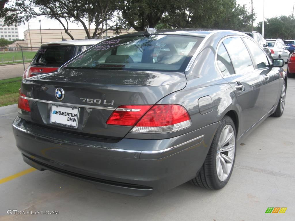2007 7 Series 750Li Sedan - Titanium Grey Metallic / Flannel Grey photo #2
