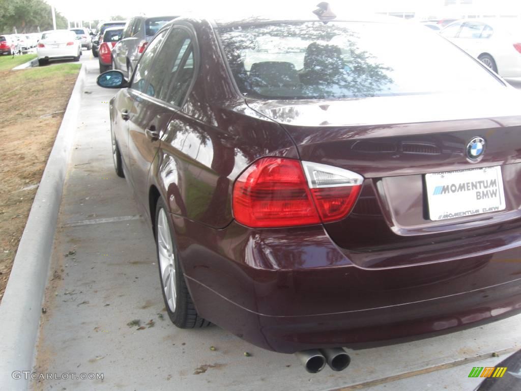 2008 3 Series 328i Sedan - Barbera Red Metallic / Black photo #2