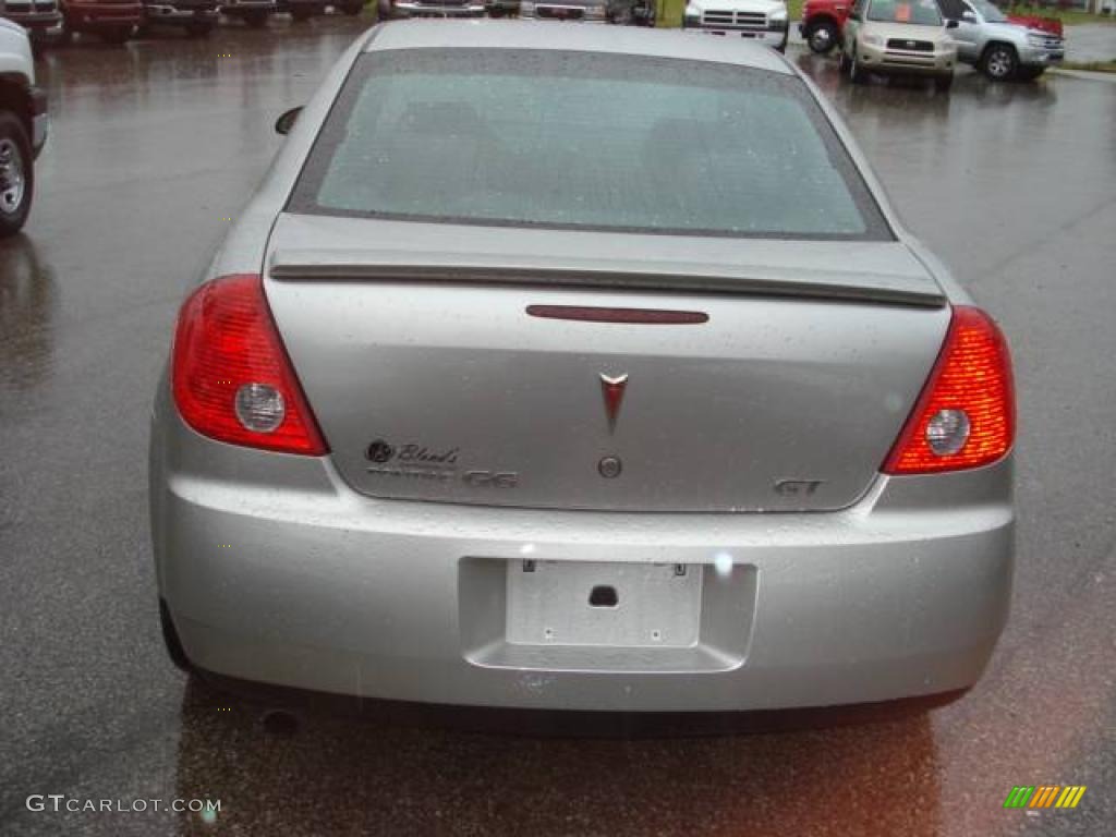 2008 G6 GT Sedan - Liquid Silver Metallic / Ebony Black photo #9