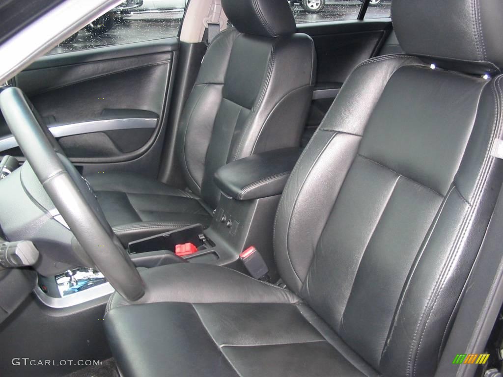 2008 Maxima 3.5 SE - Super Black / Charcoal Black photo #4