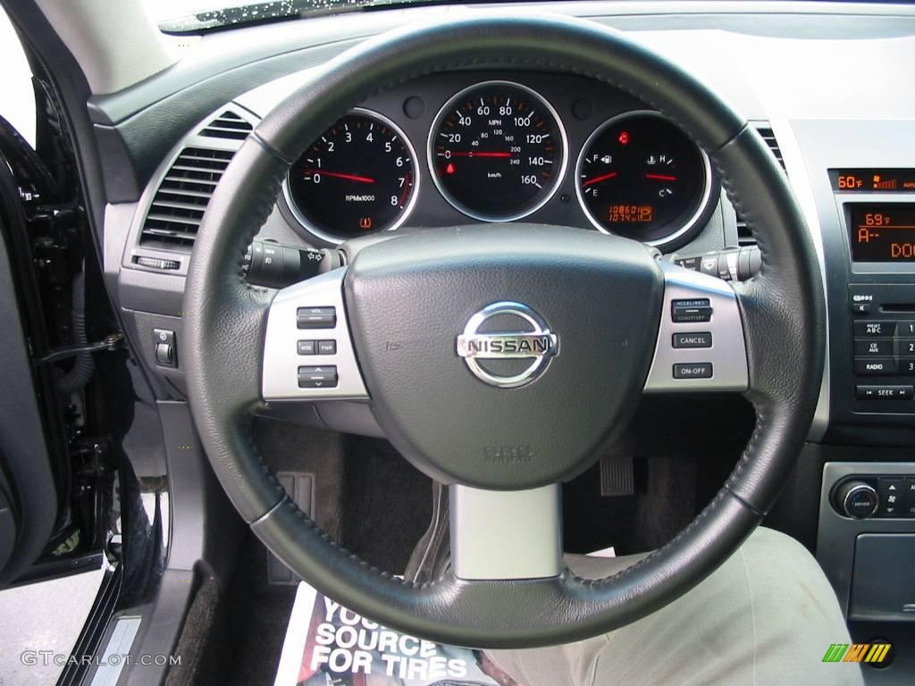 2008 Maxima 3.5 SE - Super Black / Charcoal Black photo #9