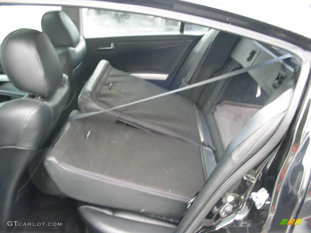 2008 Maxima 3.5 SE - Super Black / Charcoal Black photo #17