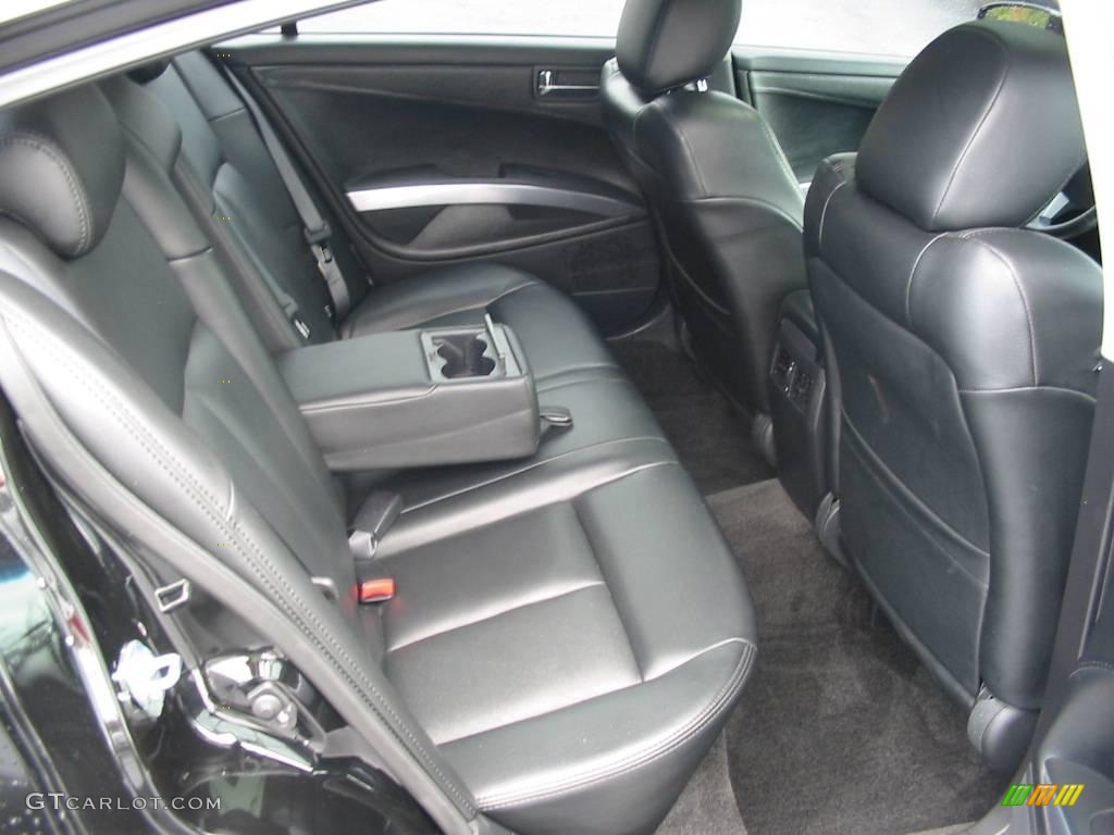 2008 Maxima 3.5 SE - Super Black / Charcoal Black photo #18