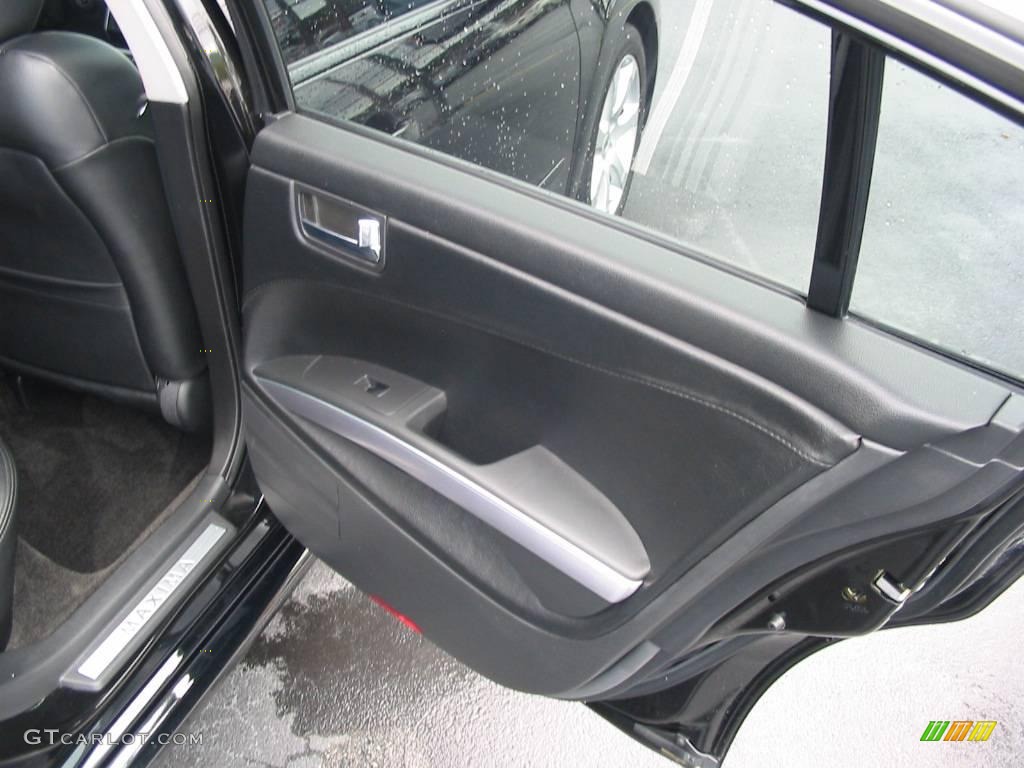 2008 Maxima 3.5 SE - Super Black / Charcoal Black photo #19