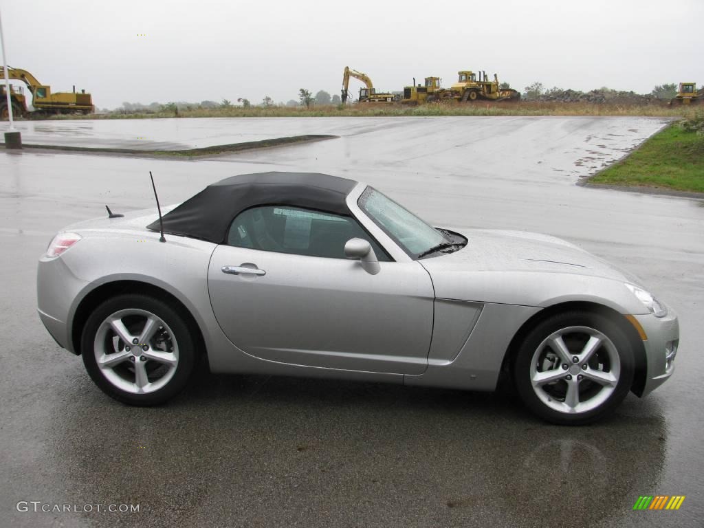 2009 Sky Roadster - Silver Pearl / Black photo #6