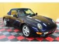 Ocean Blue Metallic 1996 Porsche 911 Carrera 4 Cabriolet