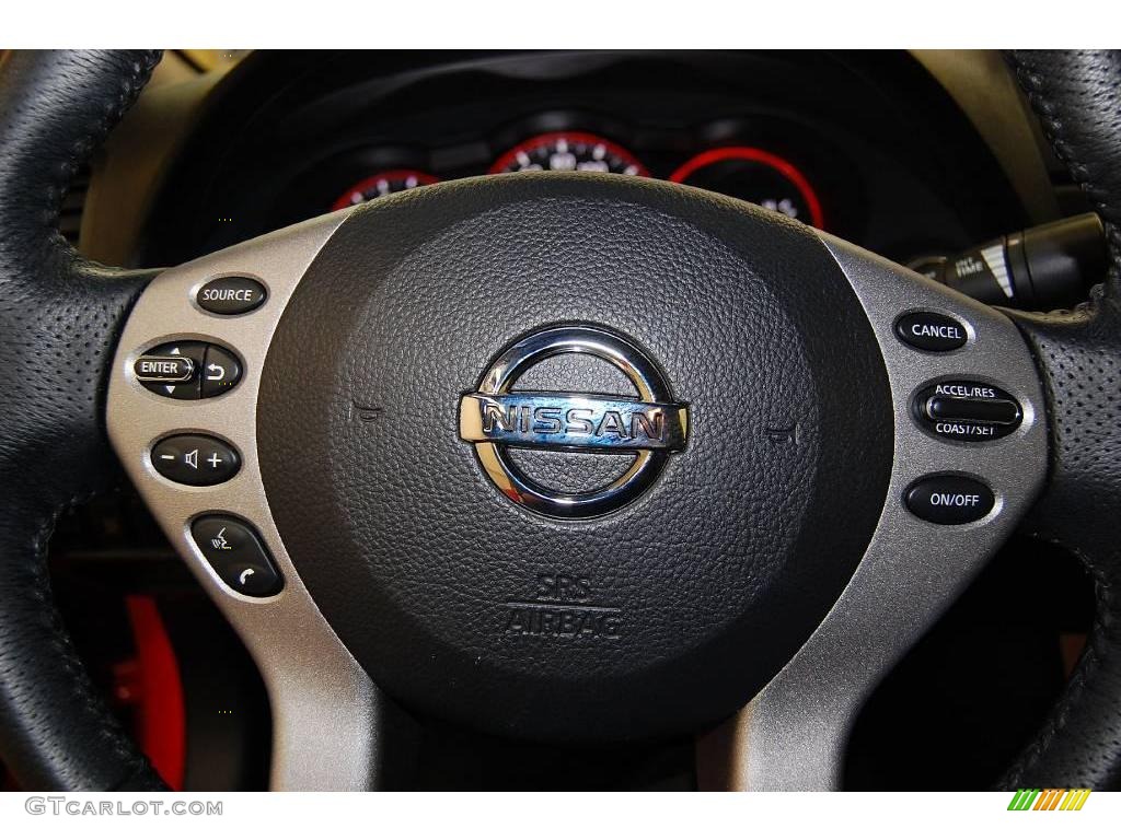 2009 Altima 3.5 SE Coupe - Code Red Metallic / Charcoal photo #27