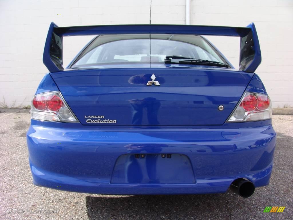 2003 Lancer Evolution VIII - Blue By You / Black/Blue photo #10