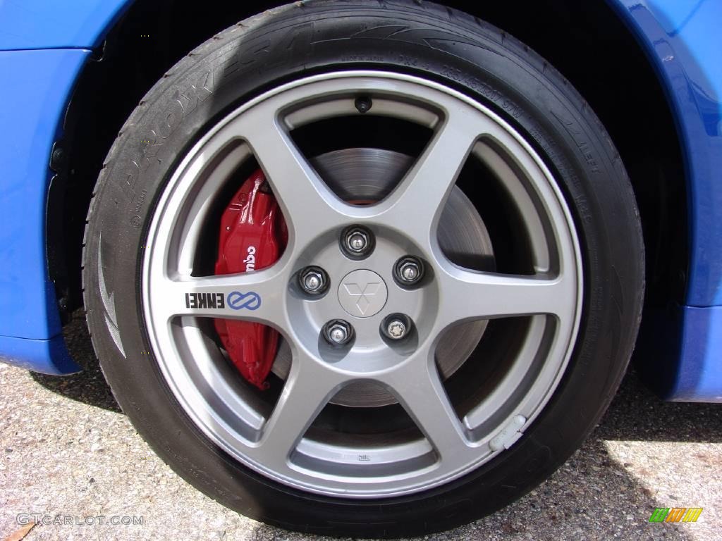 2003 Lancer Evolution VIII - Blue By You / Black/Blue photo #16