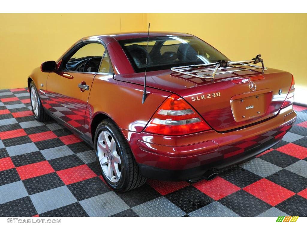 1999 Firemist Red Metallic MercedesBenz SLK 230 Kompressor Roadster